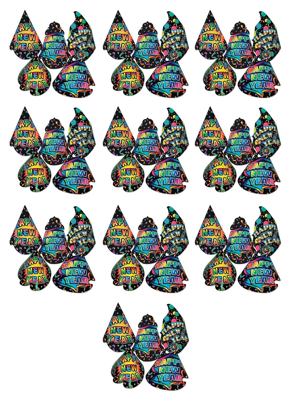 8242 88260-50 50-Piece New Yorker Hat Assortment